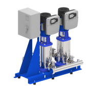 Lowara Twin Pump Variable Speed Booster Sets with e-SV Vertical Multistage Pumps