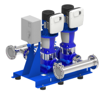 Lowara Two Pump Variable Speed Booster Sets with e-SV Vertical Multistage Pumps